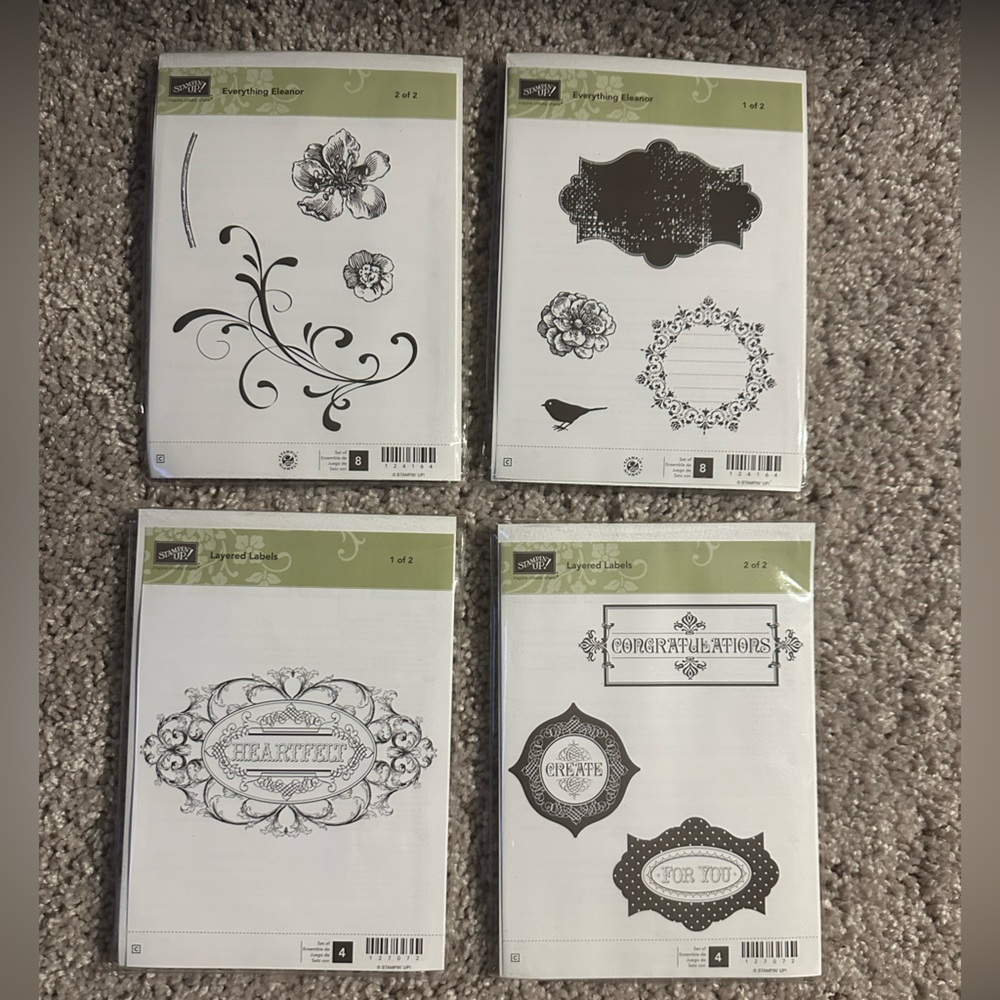 Stampin’ Up Bundle Set of Stamps